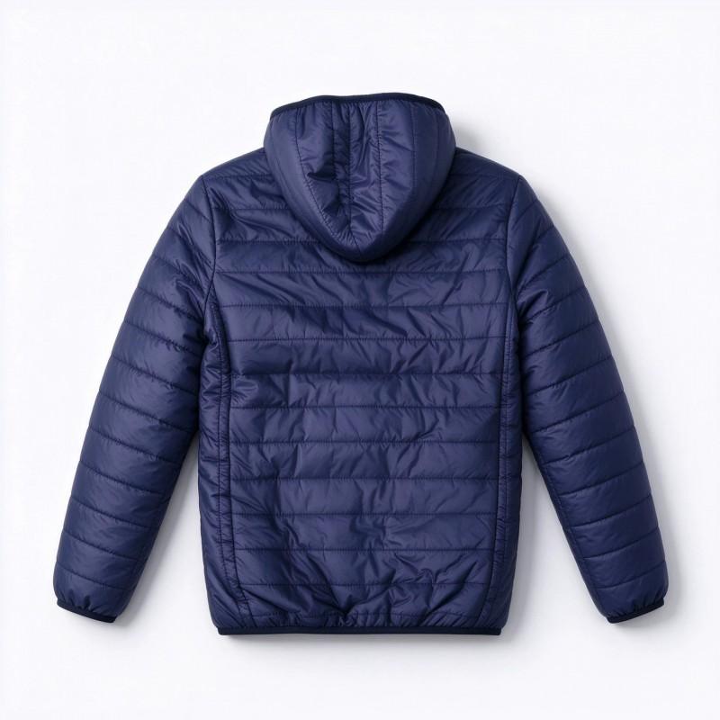 Mens Short Winter Hooded Puffer Jacket Casual Solid Color Loose Fit Warm Coat