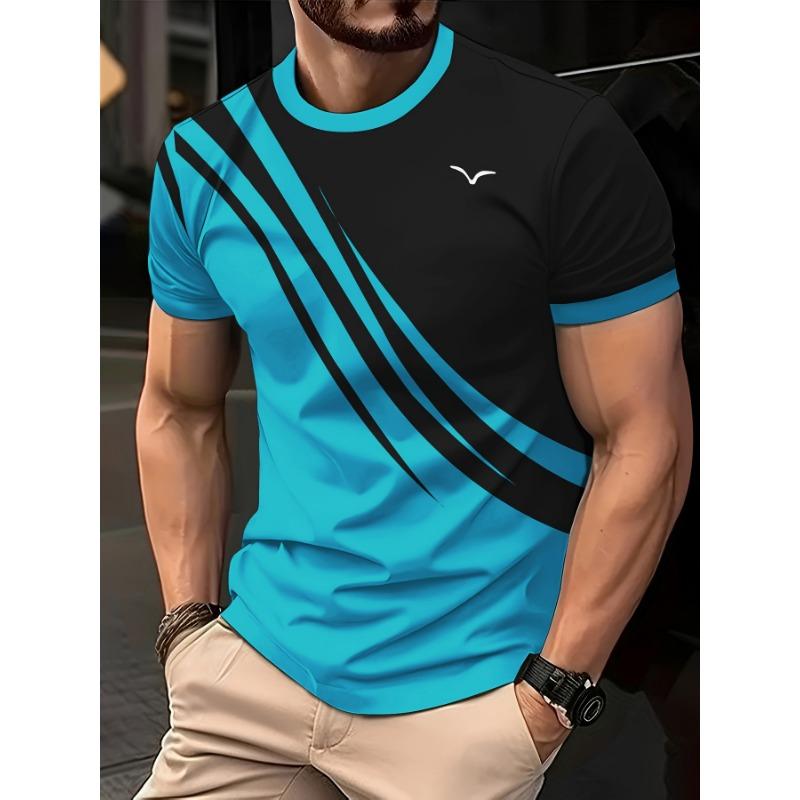 

Men s Casual Comfort T-Shirt Outdoor Sports Short Sleeve Top UK 44