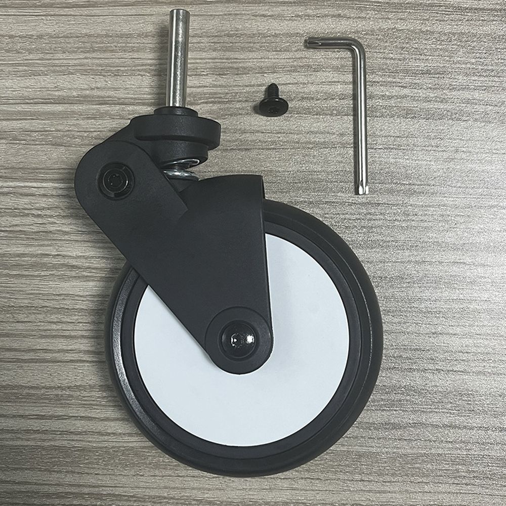 Front Rear Wheels Stroller Wheels Wheel Axle  Accessories Screw Clip Type PU Tyre Side Cover