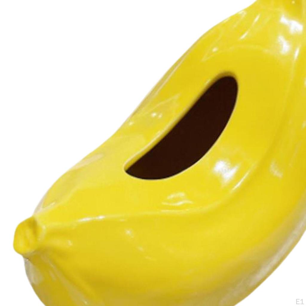 Dozownik do chusteczek porcelanowych w kształcie banana, uchwyt na serwetki do twarzy