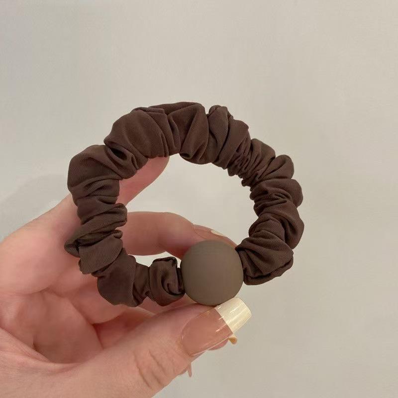 High-End Geometric Minimalist Hair Ties: Versatile Korean-Inspired Rubber Bands for Women