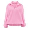 Autumn and Winter Niche Solid Color Top Simple and Lazy Style Fashionable Sports Women's Sweatshirts