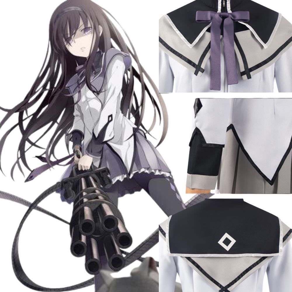 Homura Akemi Magiczna Dziewczyna Bitwa Kostium Cosplay - Słodki Styl Anime