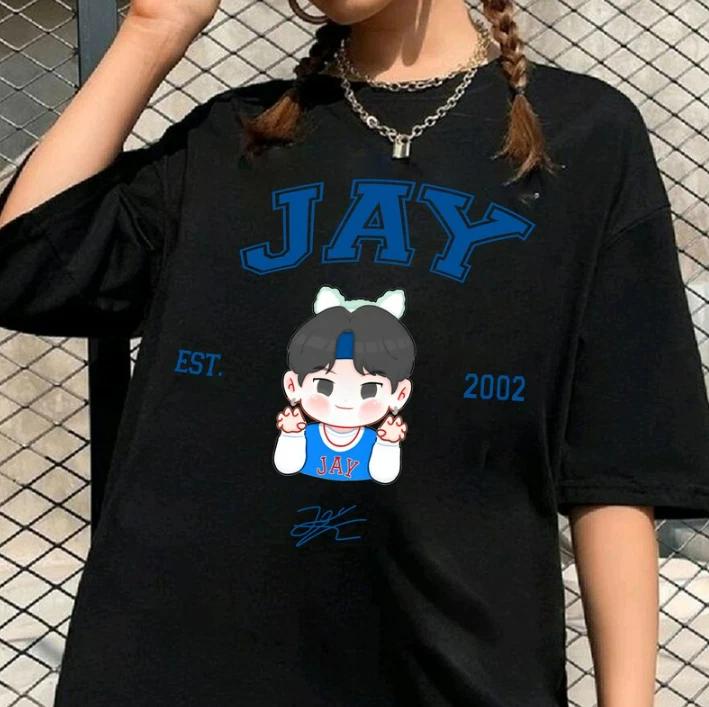 Jay Enhypen Chibi Shirt, ENGENE Gift, Cute Jay Shirt S