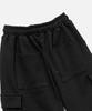 Bastic Wide Sweat Cargo Half Pants_Black
