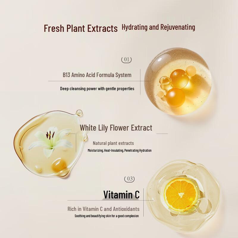 Light Fragrance Lily Amino Acid Shower Gel