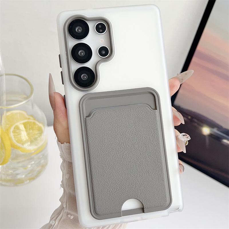 Compatible Samsung Phone Case for S25 Ultra, S23 FE, S24 Plus, S25 Edge, S24 US23 with Card Holder Samsung S23 Ultra