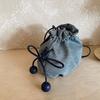 Drawstring lucky bag small bag shoulder messenger women's bag