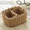 Woven Storage Basket, Nordic Style Dressing Table,torage Cotton Rope Storage Basket, Wardrobe Cotton Rope Weaving