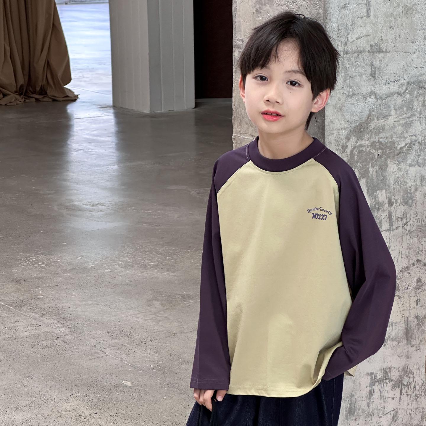 

Boys Long-Sleeve T-Shirt: New 2025 Autumn Collection 100cm жовтий
