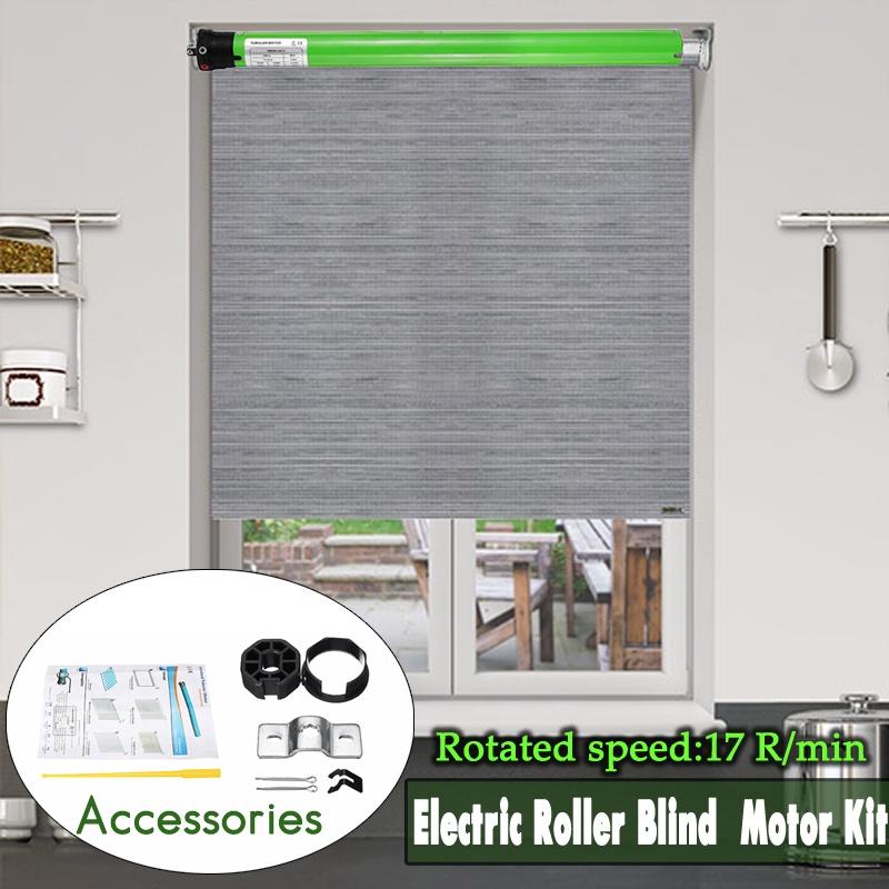 145W Electric Curtain Motorized Rolling Motor Tubular Motor Roller Shade Blind Shutter Anti-theft Window