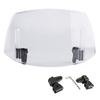Universele Motorfiets Windscherm, Verstelbare Winddeflector, Clip-stijl Windscherm voor Honda / voor Suzuki / voor Yamaha en Andere Modellen