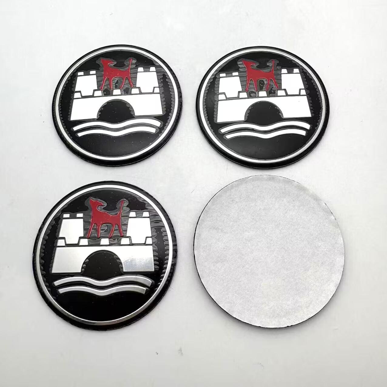 

56mm 65mm Wolfsburg Edition Car Wheel Center Hub Caps Cover Emblem Stickers Rims Accessories 56mm Sticker&4pcs Wolfsburg чёрный