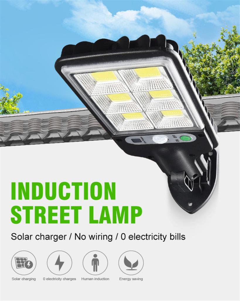360° Solární LED Nástěnné Pouliční Světlo Lampa PIR Senzor Ovládání Lampa Vodotěsná Venkovní