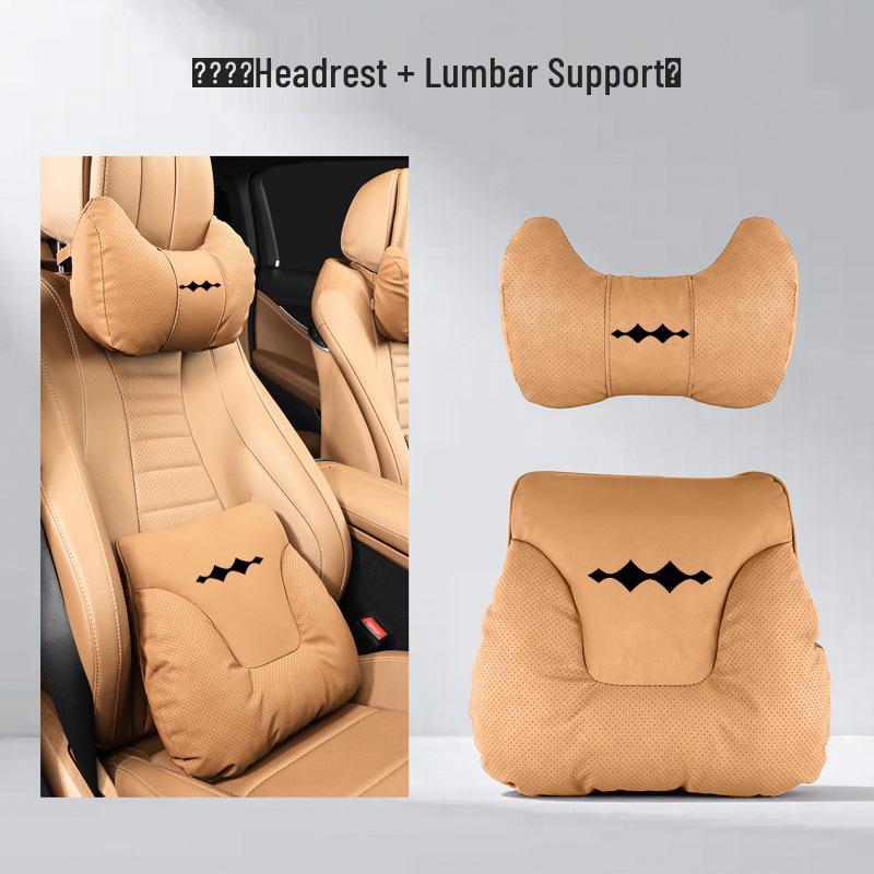Car Headrest & Lumbar Support Pillow for BYD Fang Bao Bao 5/8 & Tai 3/7