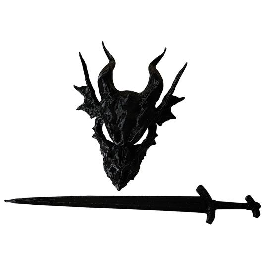 Ručně vyráběná sponka do vlasů s lebkou draka, plastová s hladkým povrchem, retro vlasový doplněk na svatby, narozeniny, večírky, Halloween