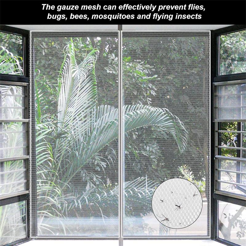 1Pc/3Pcs Large White Window Insect Screen Mesh Net Fly Mosquito Bug Netting Moth Cover