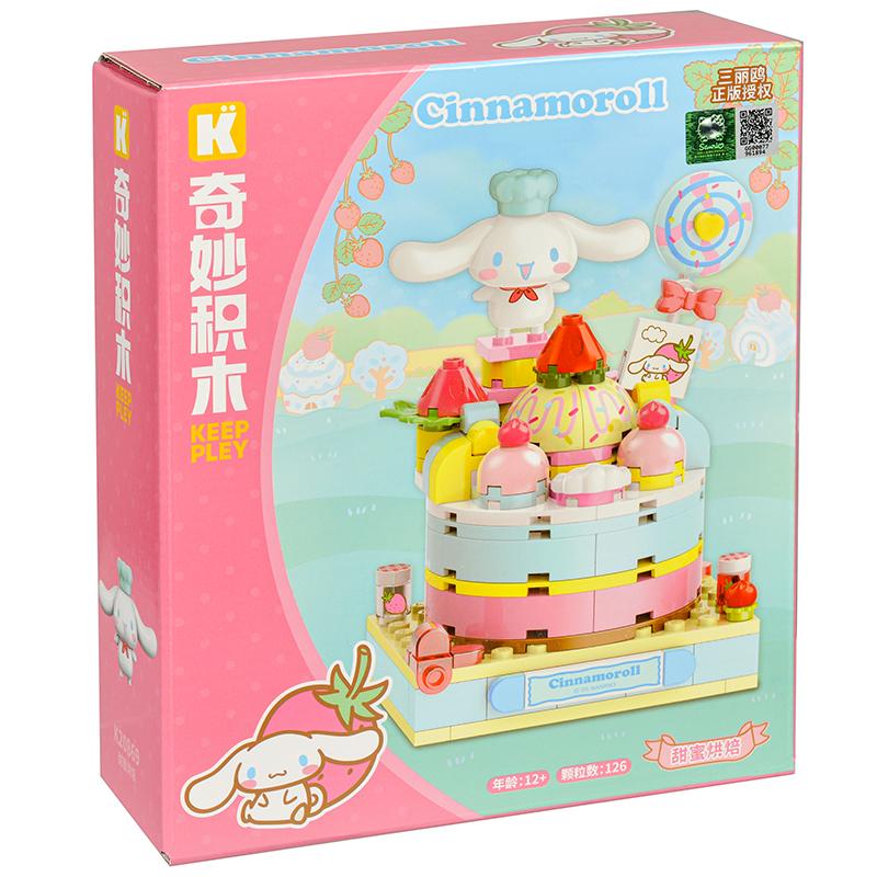

Sanrio Building Block Toys Hello Kitty Melody Kuromi Cartoon Anime Figure Model Strawberry Series Home Decoration Ornaments Toys Without Box