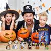 Halloween-Adventskalender 2024, Halloween-Adventskalender mit 24 Sammelgeschenken, alle 3D-Sammelpuppen, Feiertags-Heimdekoration