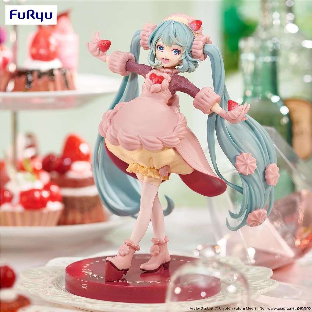 Hatsune Miku SweetSweetSweets Strawberry Chocolate Short Figure