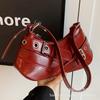 Fashion High-end Underarm Bag Women's 2025 Summer Korean Version Trendy Versatile Locomotive Bag Niche Simple Shoulder Women's Bag