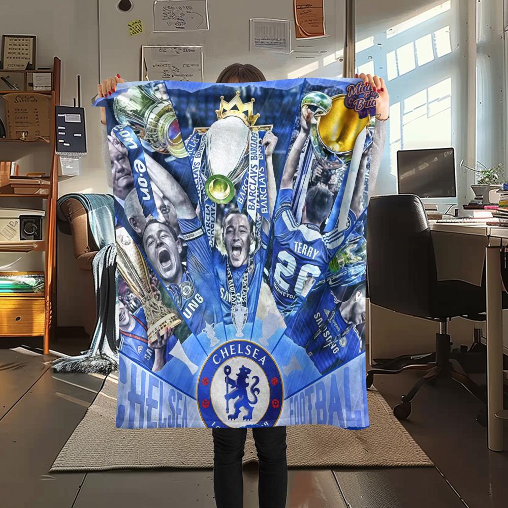 

CFC Print FlAannel Blanket, High quality Comfortable for All Seasons, Home Decor, Warmth and Comfort 80cm x 120cm