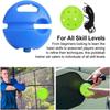 Water-Fillable Pickleball Trainer Blue Base Pickleball Training Aids Tennis Trainer  Training Tool