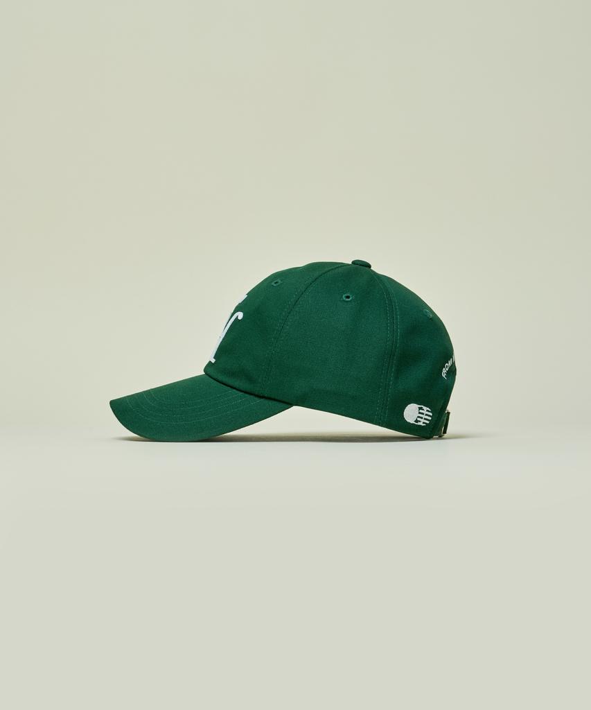 Teulaepighamoni Deep Shape Applique Logo Ballcap_Green