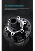 TANKE Mountain Bike 4-Bearing Hub: Quick Release Thru Axle, Iridescent Aluminum Alloy.
