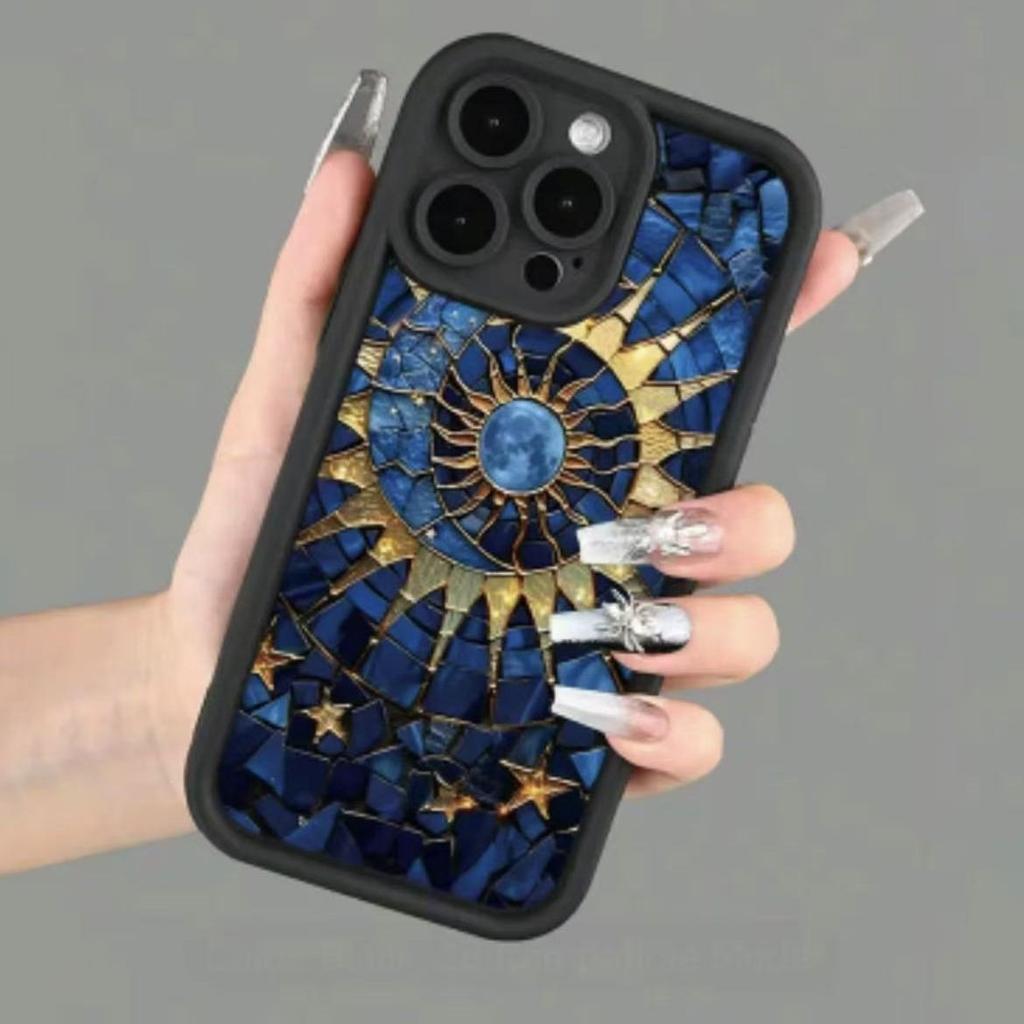 Cosmic eye for iphone16pro mobile phone case Apple 15 anti-drop 14 European and American 13promax new 12x