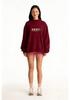 Heavyweight Women's Autumn Hoodie: Loose Casual Comfort, Mid-High Neck, Long Sleeve, Euro-American Style