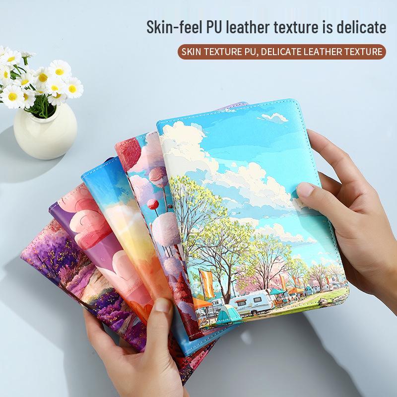 3D Oil Painting Landscape A5 Notebook Journal
