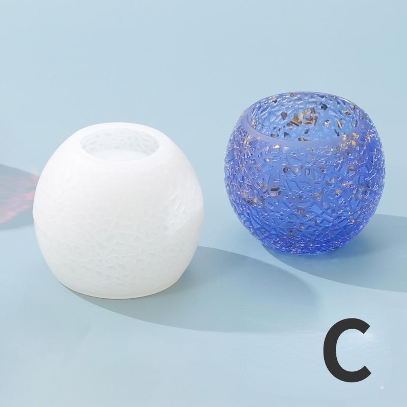 

Форма для самостоятельного изготовления подсвечника из клея, держатель для ручек, чашка для хранения рыбьей чешуи, свеча-ароматизатор, силиконовая форма C