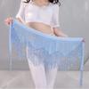 Triangle Belly Dance Hip Scarf Shining Tassel Hip Wraps Waist Chain Belt  Oriental Dancer Wear Show