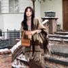 Maillard Women's High-End Versatile Double-Sided Shawl Scarf - Casual Fashion & Office Blanket