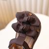 Spring/Summer Closed-Toe Sandals for Baby Girls, Infant Walking Shoes, Elegant Princess Shoes for 0-1-2 Years Old.