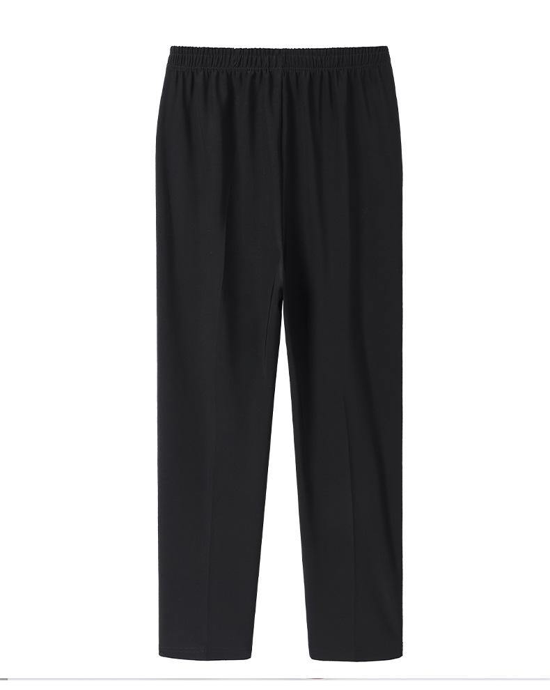 Elderly Women's Casual Loose Straight-Leg Pants - Spring/Autumn