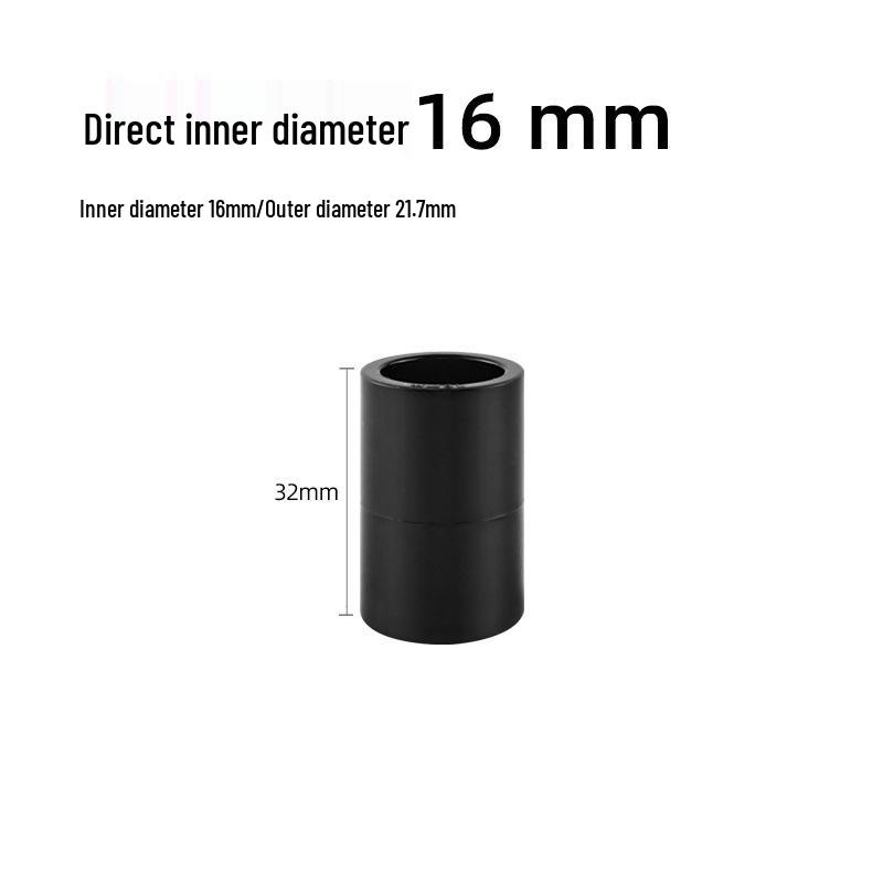 UPVC Fish Tank Plumbing Fittings: Hard Water Pipe Connector & Elbow Tee (Black)