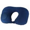 U-Shaped Inflatable Travel Pillow Air Neck Support Cushion Comfortable Sleeping Press-to-Inflate Neck Pillow for Journeys Amagi