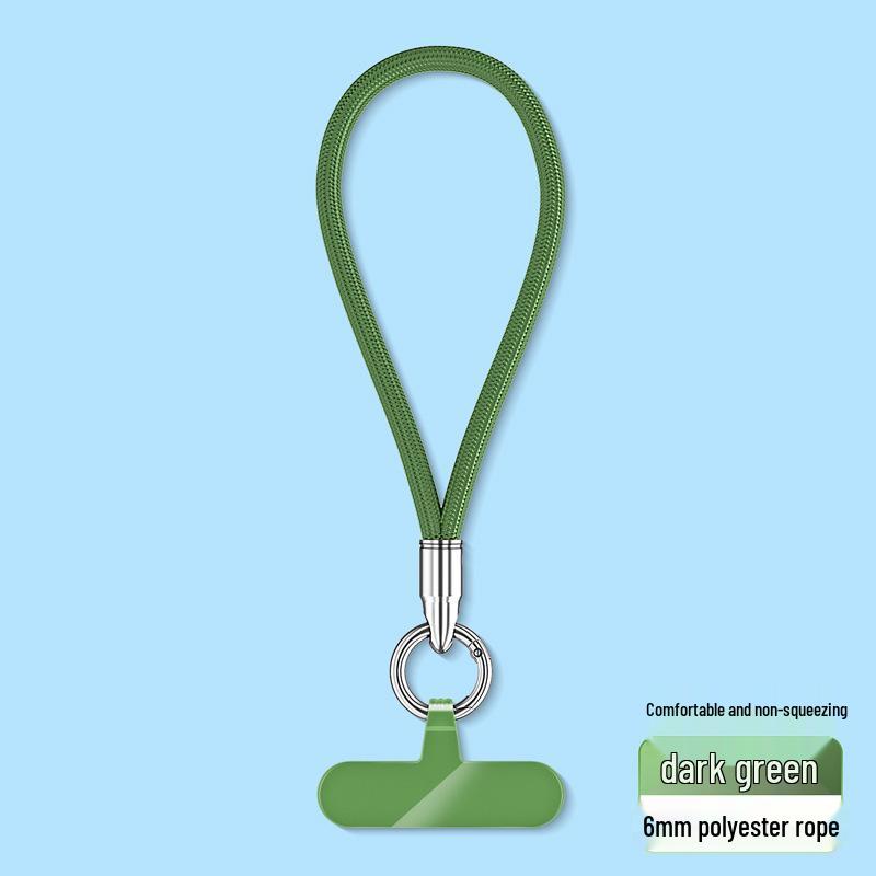 Šňůrka na mobilní telefon na zápěstí a přes tělo s kroužkem na prst, popruh proti ztrátě a těsnění proti pádu