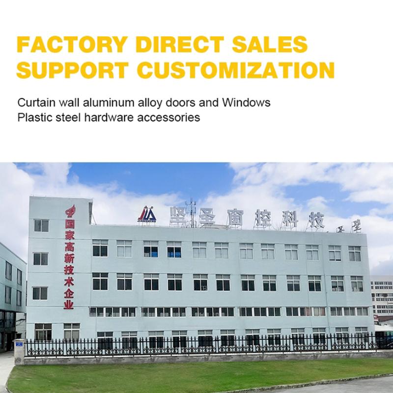 Jiansheng Aluminum Top Suspension Handle for Door Window Broken Bridge Design Inward Opening Inverted Window Lock Window Handle