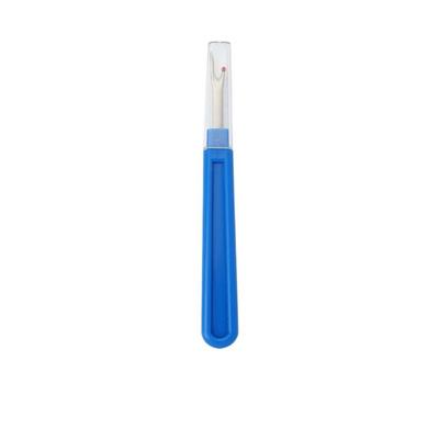 Portable Steel Stitch Unpicker Plastic Handle with Cap Sewing Tool Light Weight 4 Colors Wire Stripper Sewing