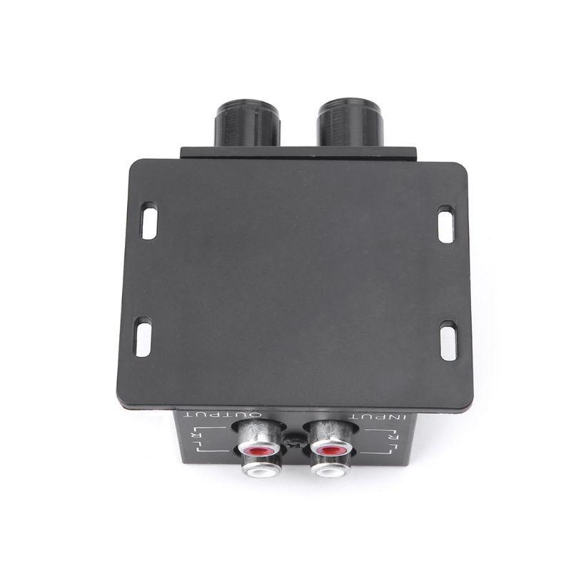 X7JF Car Regulator Amplifier Bass Subwoofer Stereo Controller 4 RCA
