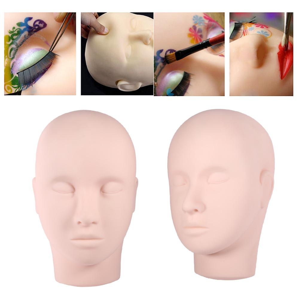 Practice Mannequin Eyelash Extension Head 1PC Lash Training Mannequin  For Makeup Artists