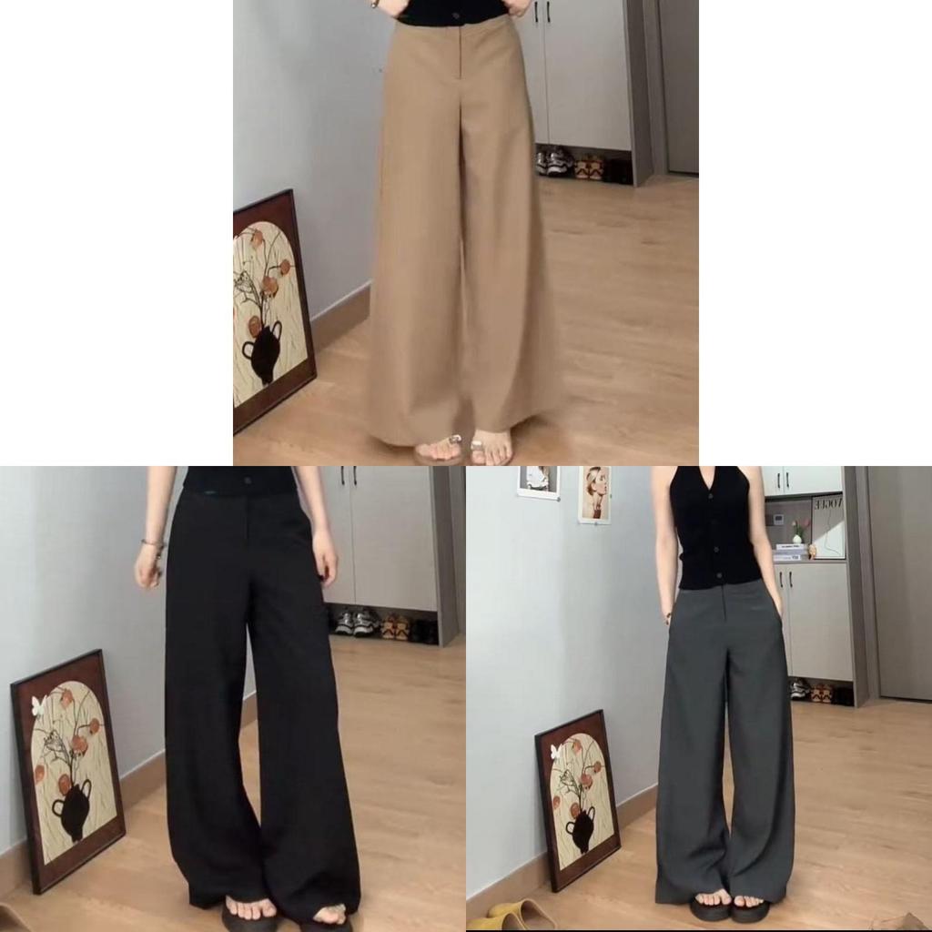 Womens Stylish Suit Pants With Wool Fabric For Casual Office Wear