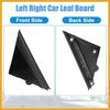 1 Pair Car Gloss Black Door Mirror Flag Cover for Fiat 500 2012-2019 Trim 1SH17KX7AA 1SH16KXAA Left Driver Right Passenger Side Door Rearview Mirror