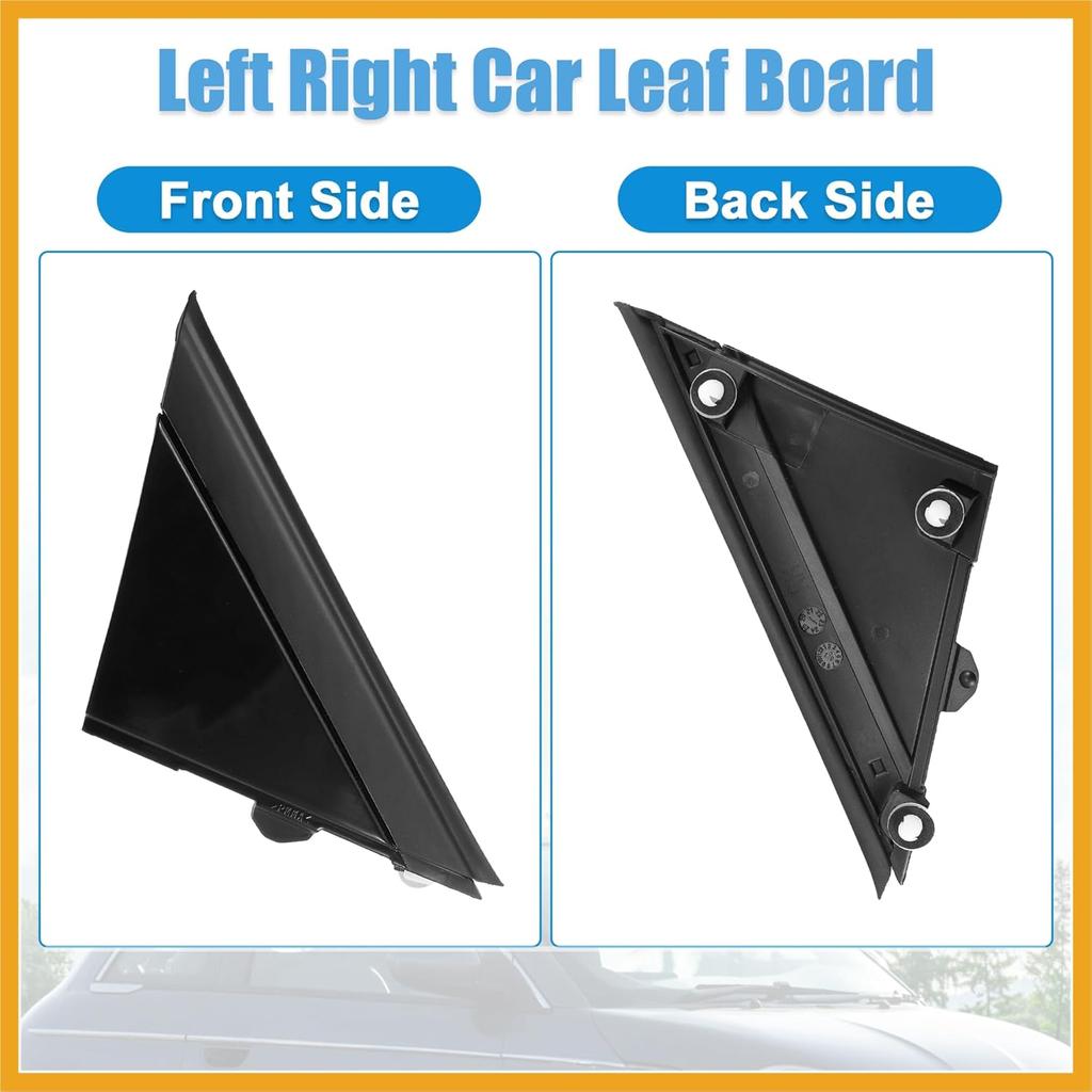 1 Pair Car Gloss Black Door Mirror Flag Cover for Fiat 500 2012-2019 Trim 1SH17KX7AA 1SH16KXAA Left Driver Right Passenger Side Door Rearview Mirror