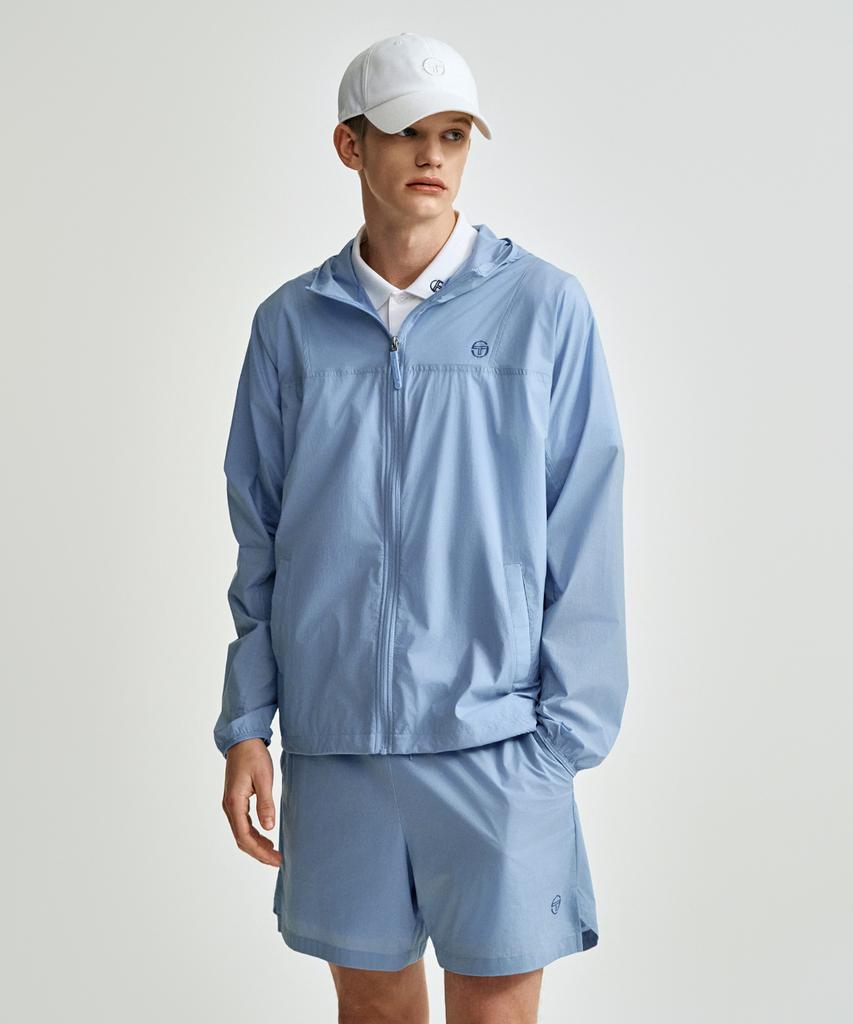 Sergio Tacchini M Comfortcool Lightweight Woven Jacket (L.Indigo)