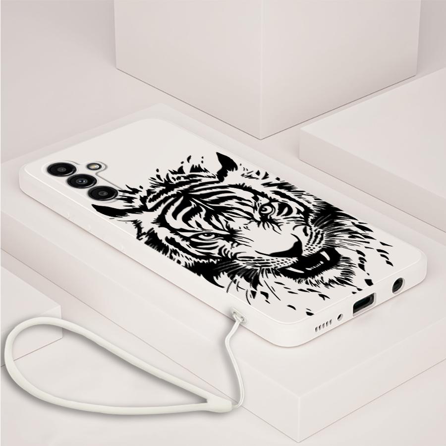 Tiger Cool Case for Samsung Galaxy A22 A52 A11 A12 A15 A16 A51 A13 A14 A35 A34 A36 A26 A24 Phone Cover