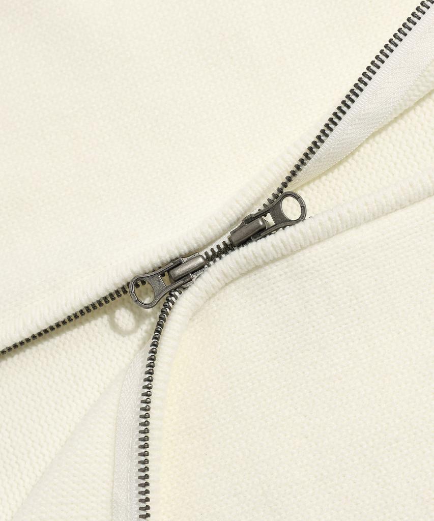 ISTKUNST Star Track Knit Zip Up_Ivory(Ik2Ffmk684A)